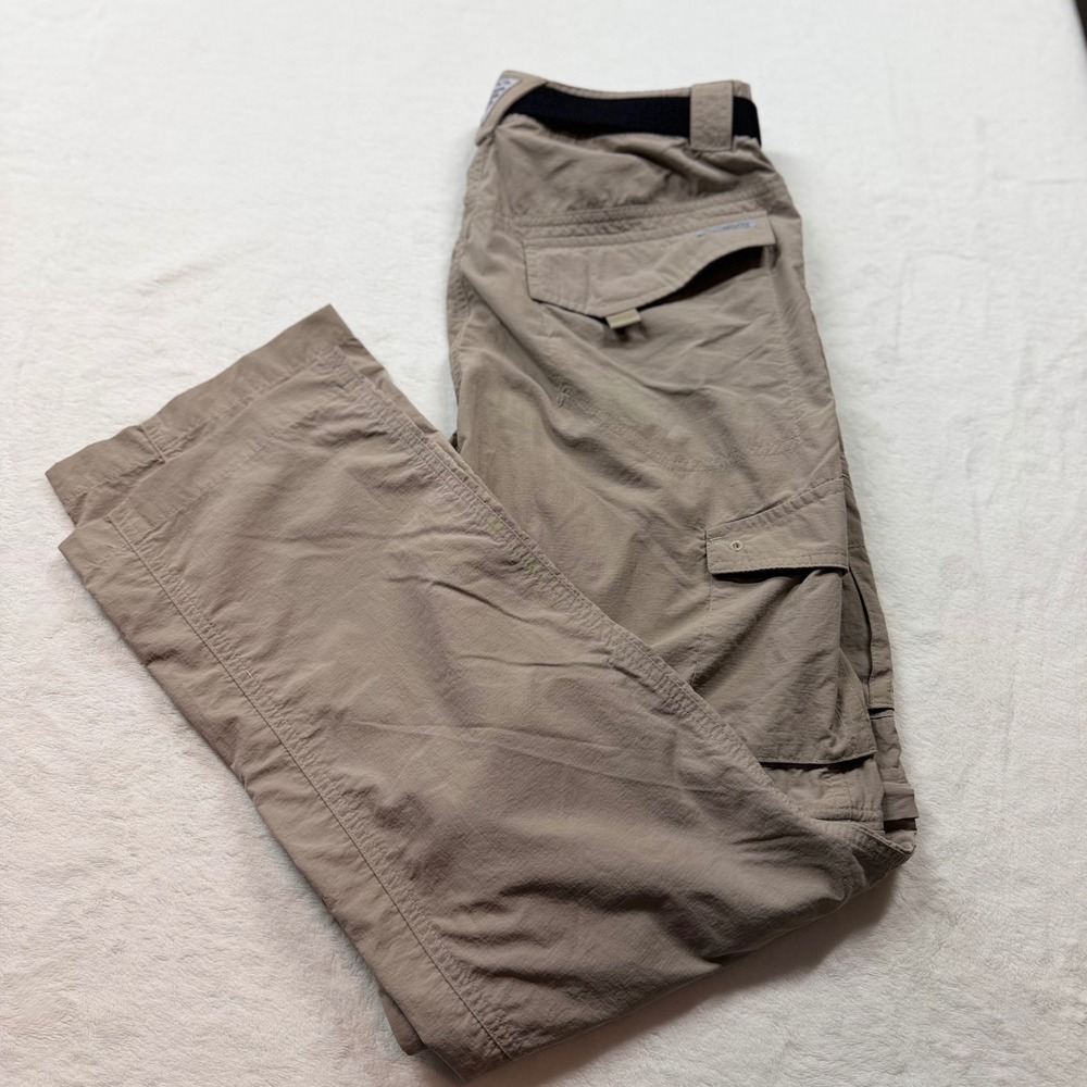 Columbia Silver Ridge Convertible Cargo Pants Mens 30x30 Khaki Excellent XM8003 - Picture 2 of 16